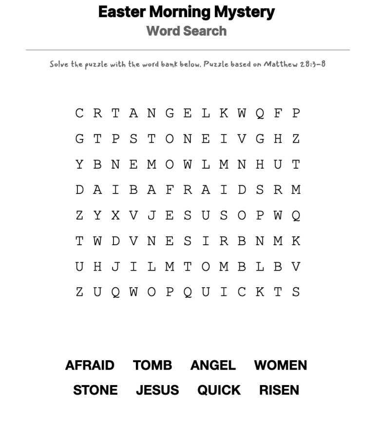 Runners word-search